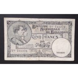 Belgium 5 Francs 1938 F 