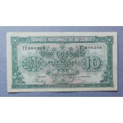 Belgium 10 Francs 1943 VF-