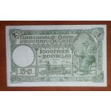 Belgium 1000 Francs/200 Belgas 1943 VF