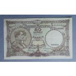 Belgium 20 Francs 1944 VF