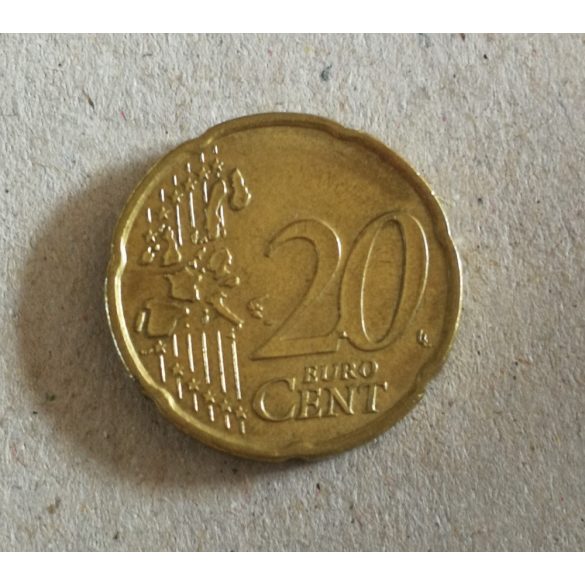 Belgium 20 Euro Cent 2000