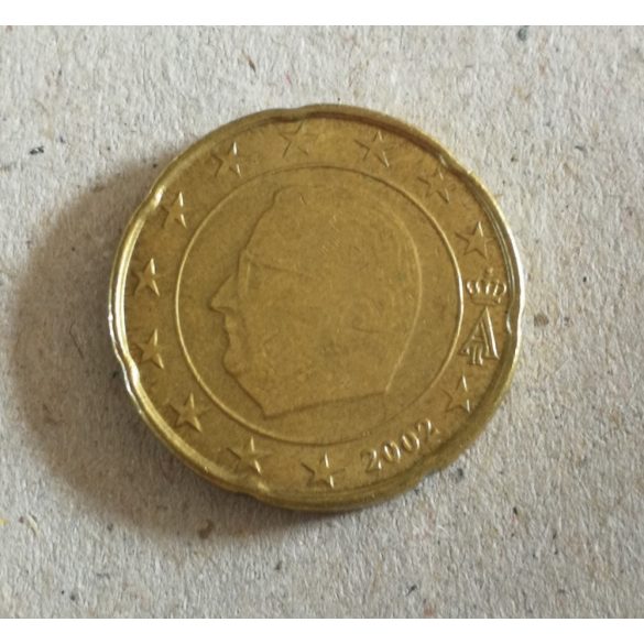 Belgium 20 Euro Cent 2002