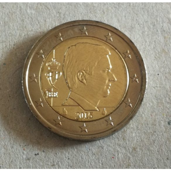 Belgium 2 Euro 2015 aUNC+