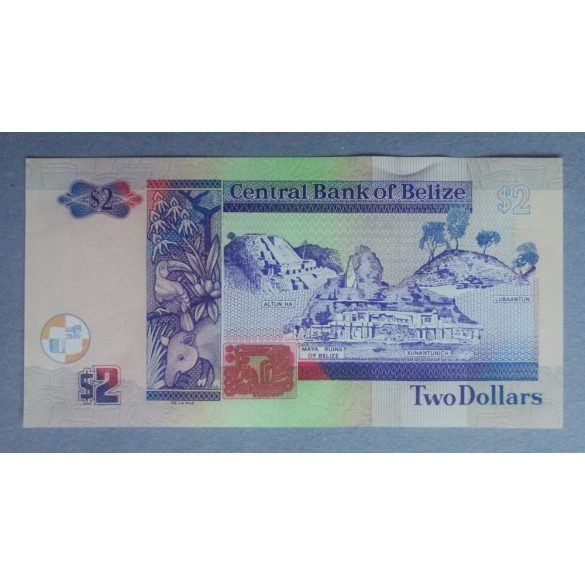 Belize 2 Dollars 2007 UNC