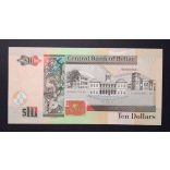 Belize 10 Dollars 2011 UNC 