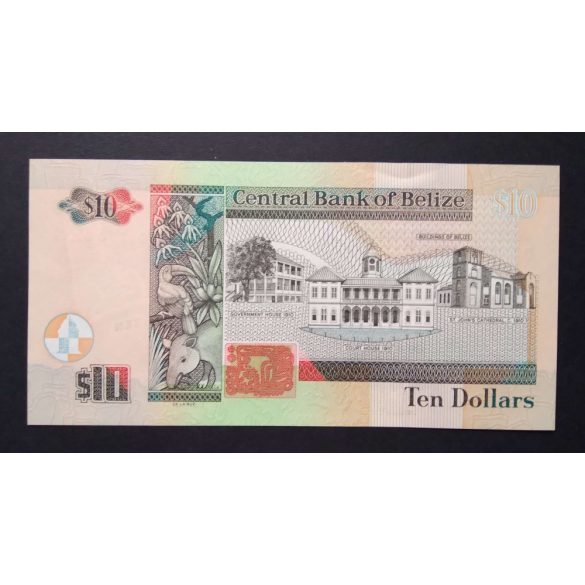 Belize 10 Dollars 2011 UNC 