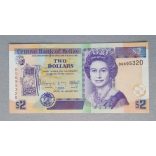Belize 2 Dollars 2017 UNC