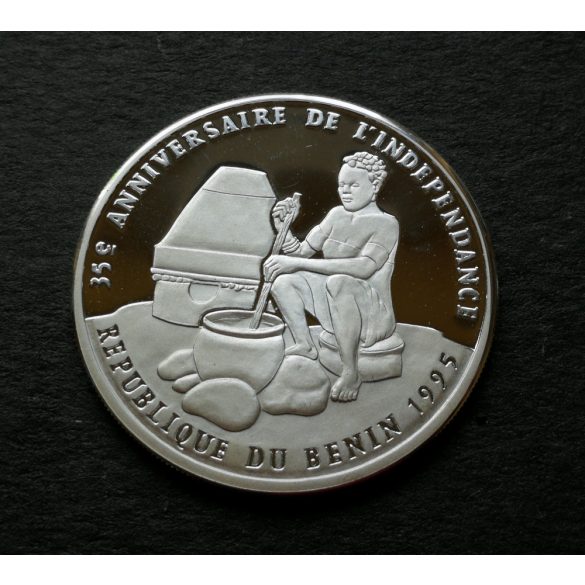 Benin 1000 Francs 1995 Silver PP, Commemorative coin