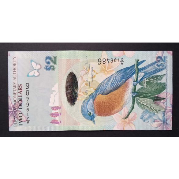 Bermuda-szigetek 2 Dollars 2009 UNC