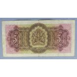 Bermuda 5 Shillings 1957 F-