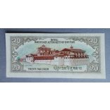 Bhután 20 Ngultrum 1992 Unc-