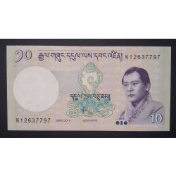 Bhután 10 Ngultrum 2019 Unc 