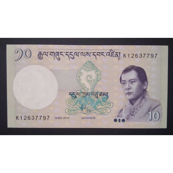 Bhután 10 Ngultrum 2019 Unc 