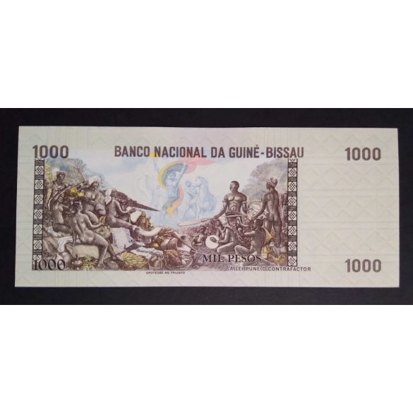 Bissau-Guinea 1000 Pesos 1978 aUNC 