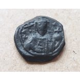 Byzantine Manuel I 1143-1180 Tetarteron 4.6 g copper