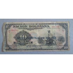 Bolívia 10 Bolivianos 1911 VG
