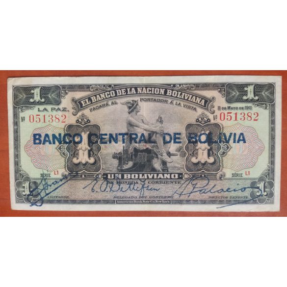Bolívia 1 Boliviano 1911 F