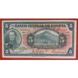 Bolivia 5 Bolivianos 1928 XF