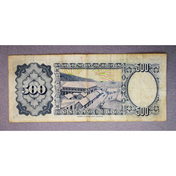 Bolivia 500 Bolivianos 1981 F