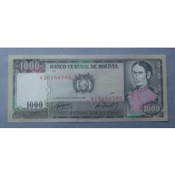 Bolivia 1000 Bolivianos 1982 Unc