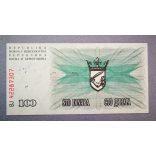 Bosnia and Herzegovina 100000 Dinara 1993 Unc