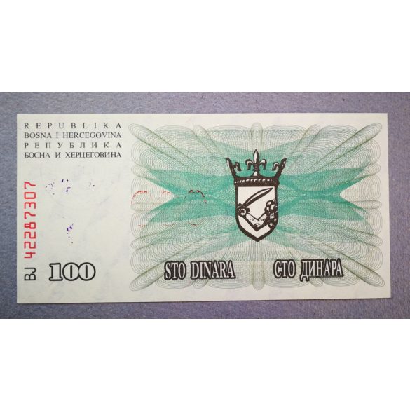 Bosnia and Herzegovina 100000 Dinara 1993 Unc
