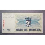 Bosnia and Herzegovina 25000 Dinara 1993 Unc
