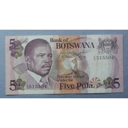 Botswana 5 Pula 1982 F
