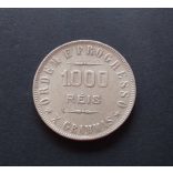 Brazília 1000 Réis 1907 ezüst 