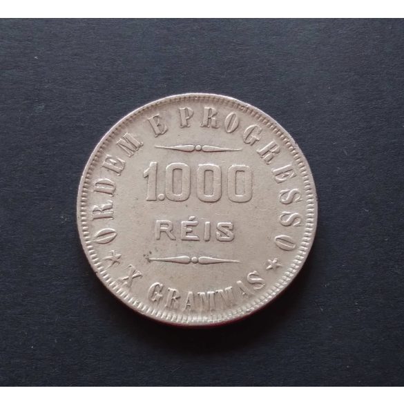 Brazil 1000 Réis 1907 silver