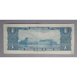 Brazilia 1 Cruzeiro 1944 VF hand-signed