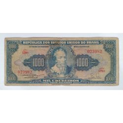 Brazilia 1000 Cruzeiros 1953 F