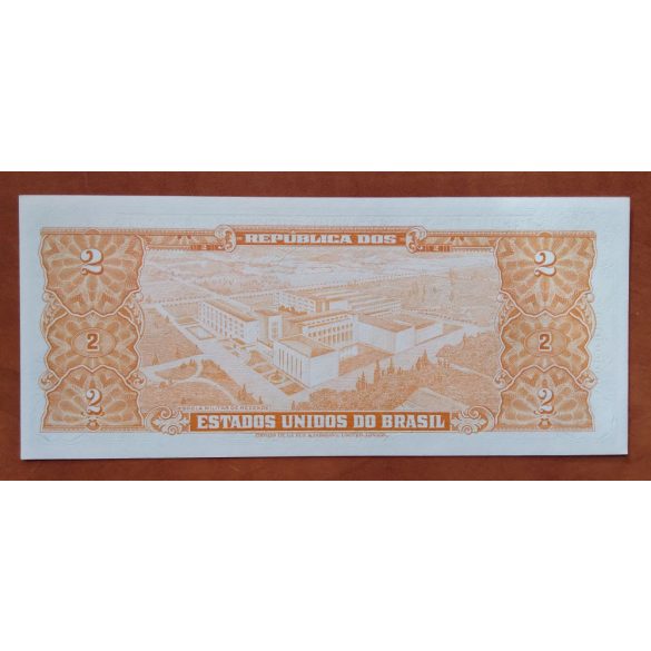 Brazilia 2 Cruzeiros 1957 Unc