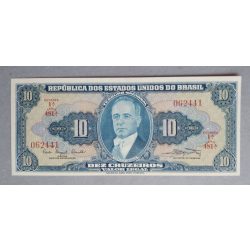 Brazilia 10 Cruzeiros 1961 Unc