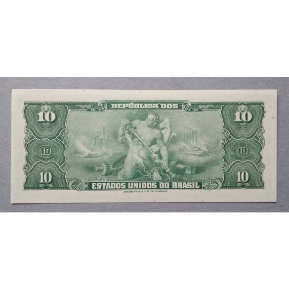 Brazilia 10 Cruzeiros 1961 Unc