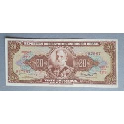 Brazília 20 Cruzeiros 1962 XF+