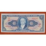 Brazilia 10 Cruzeiros 1963 Unc