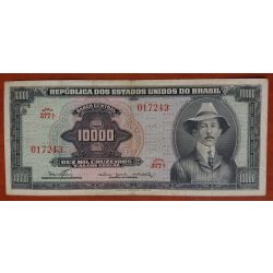 Brazília 10000 Cruzeiros 1966 F+