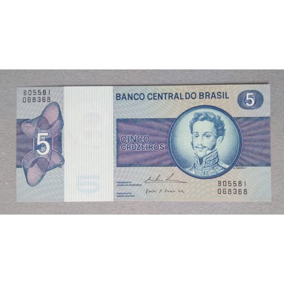 Brazília 5 Cruzeiros 1974 Unc