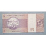 Brazil 5 Cruzeiros 1974 Unc