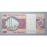 Brazilia 100 Cruzeiros 1981 Unc-