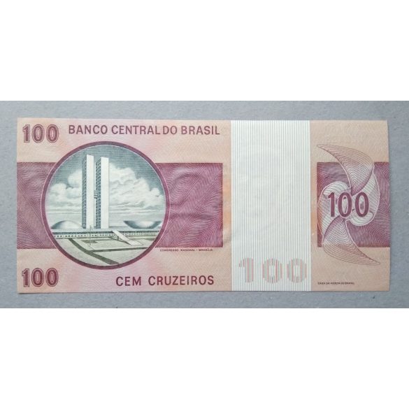 Brazilia 100 Cruzeiros 1981 Unc-