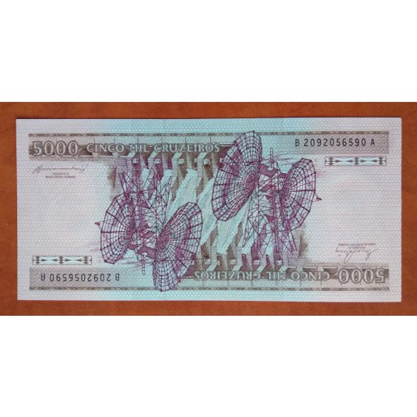 Brazilia 5000 Cruzeiros 1981 Unc