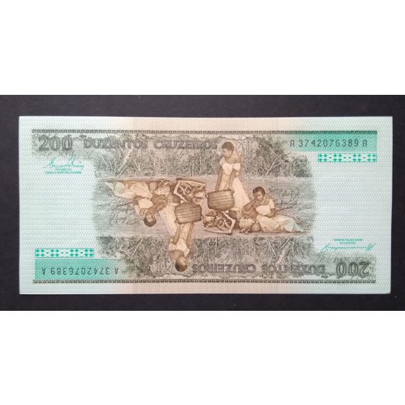 Brasilia 200 Cruzeiros 1984 Unc