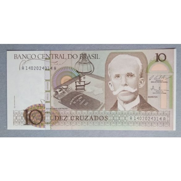 Brazília 10 Cruzados 1987 Unc