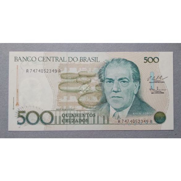 Brazilia 500 Cruzados 1987 Unc