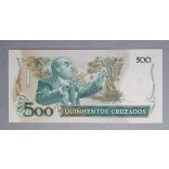 Brazilia 500 Cruzados 1987 Unc