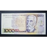 Brazilia 1000 Cruzados 1988 Unc