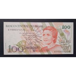 Brazil 100 Cruzados  Novos 1989 Unc