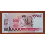 Brazilia 10 Cruzados Novos overprint 10000 Cruzados 1989/90 Unc